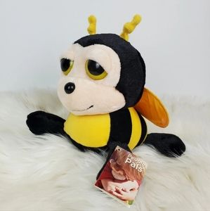 People Pals Floral Dreamy Eye Luv Love Bug Bee Plush 9"